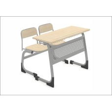 ÇİFT KİŞİLİK OKUL SIRASI ÖN PANELİ SACLI