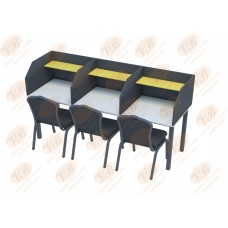 ETÜT MASASI 3 KİŞİLİK ETÜT MASASI 3 KİŞİLİK